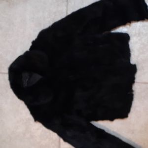 Holt Renfrew Rabbit fur jacket